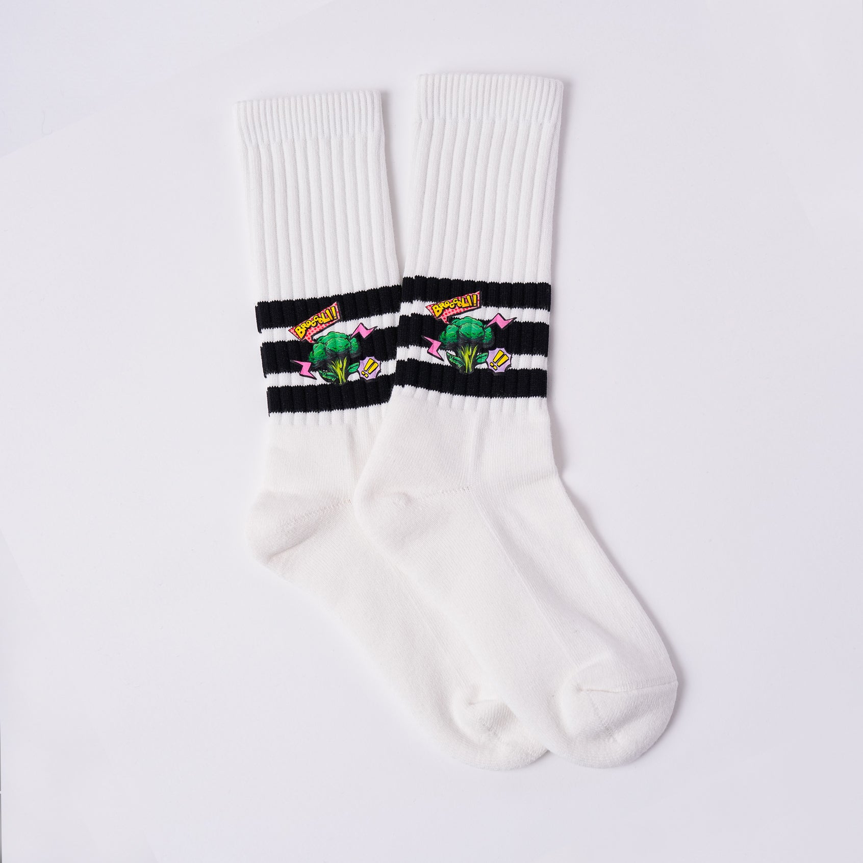 Broccoli Logo Line Up Socks