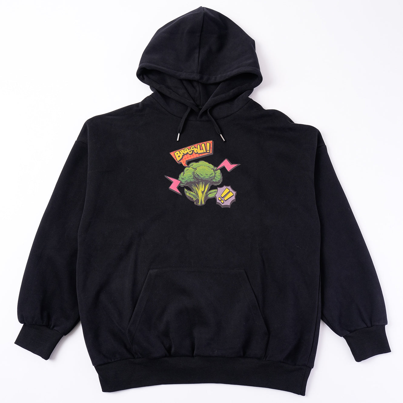 Broccoli Logo Minimal Sweat Set (Hoodie + Pants) Black