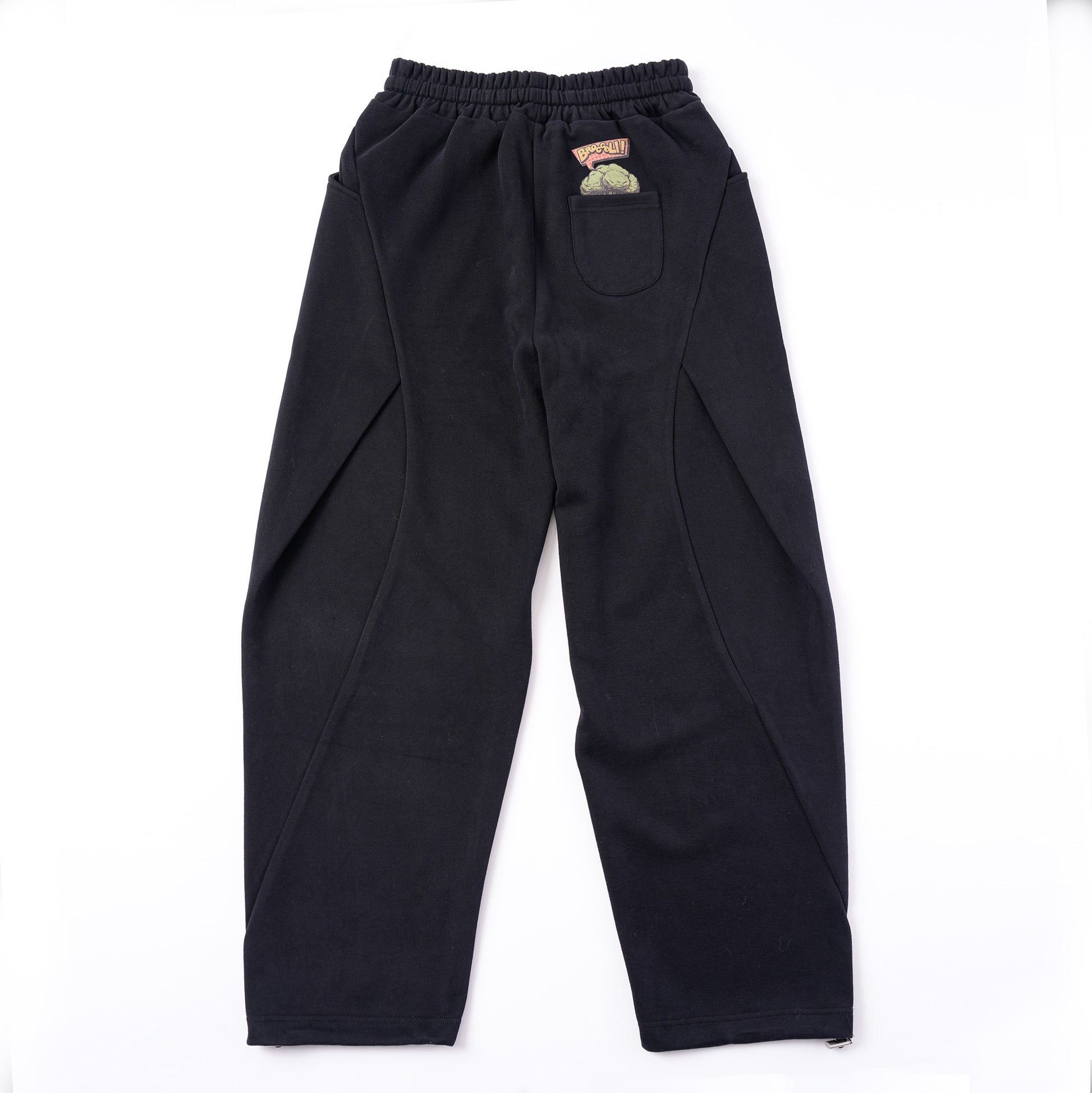 Broccoli Logo Minimal Sweat Set (Hoodie + Pants) Black